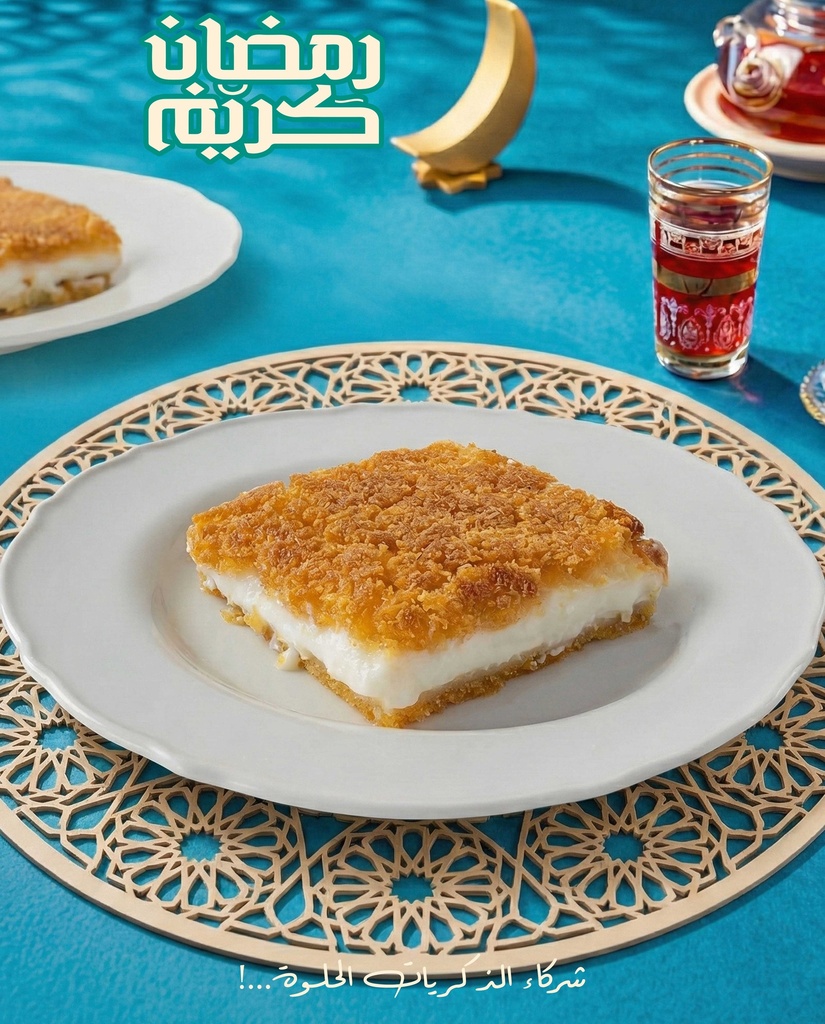 كنافه كريمة