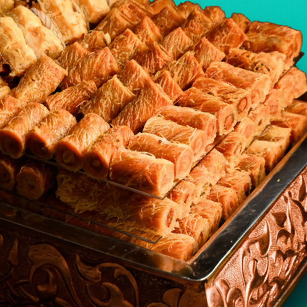 كنافة سيجار بندق