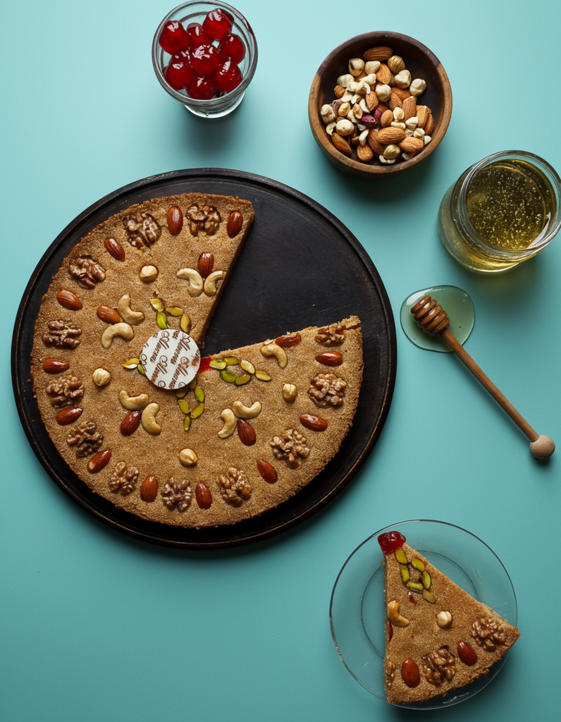 بسبوسة شامية مكسرات